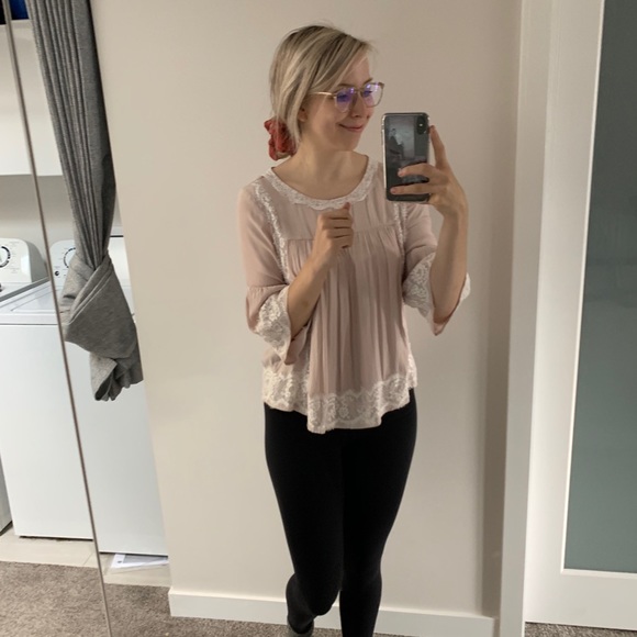 Brand New Gorgeous Paper Crane Lace Blouse - Picture 4 of 4